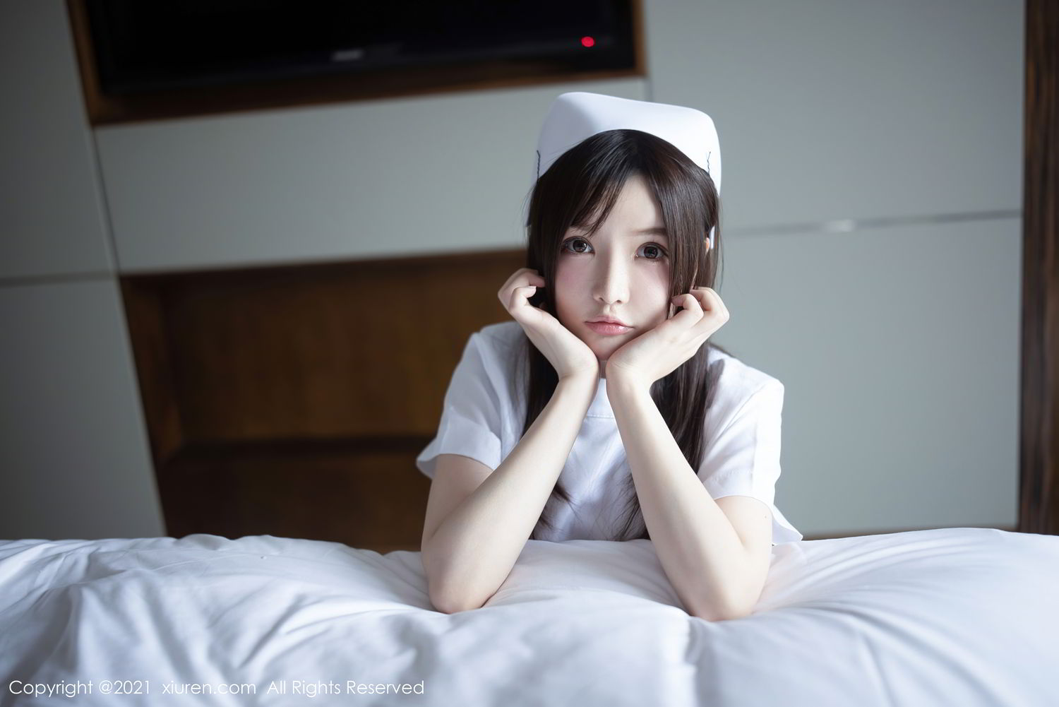 《秀人网 黄米妮 制服写真 No.3114》第24张，模特黄米妮，秀人网，制服主题，全套54张