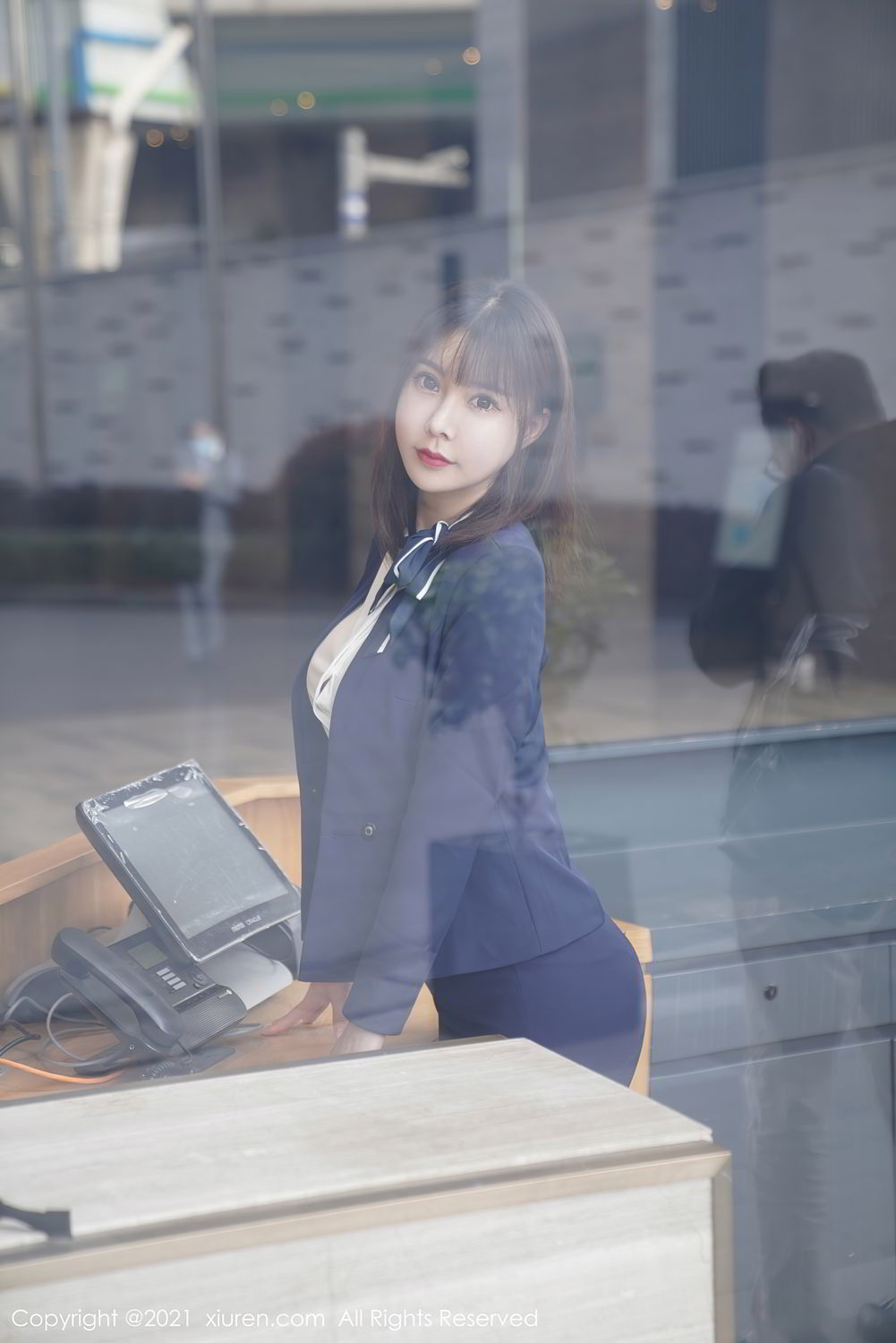 《秀人网 晓鱼酱 制服写真 VOL.3221》第20张,模特晓鱼酱,秀人网,制服主题,全套99张