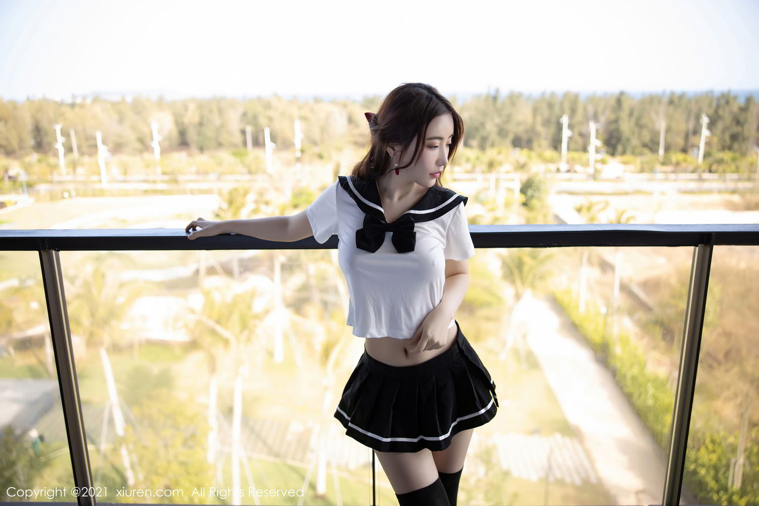 《秀人网 谢芷馨(Sindy) 制服写真 VOL.3268》第15张,模特谢芷馨(Sindy),秀人网,制服主题,全套62张