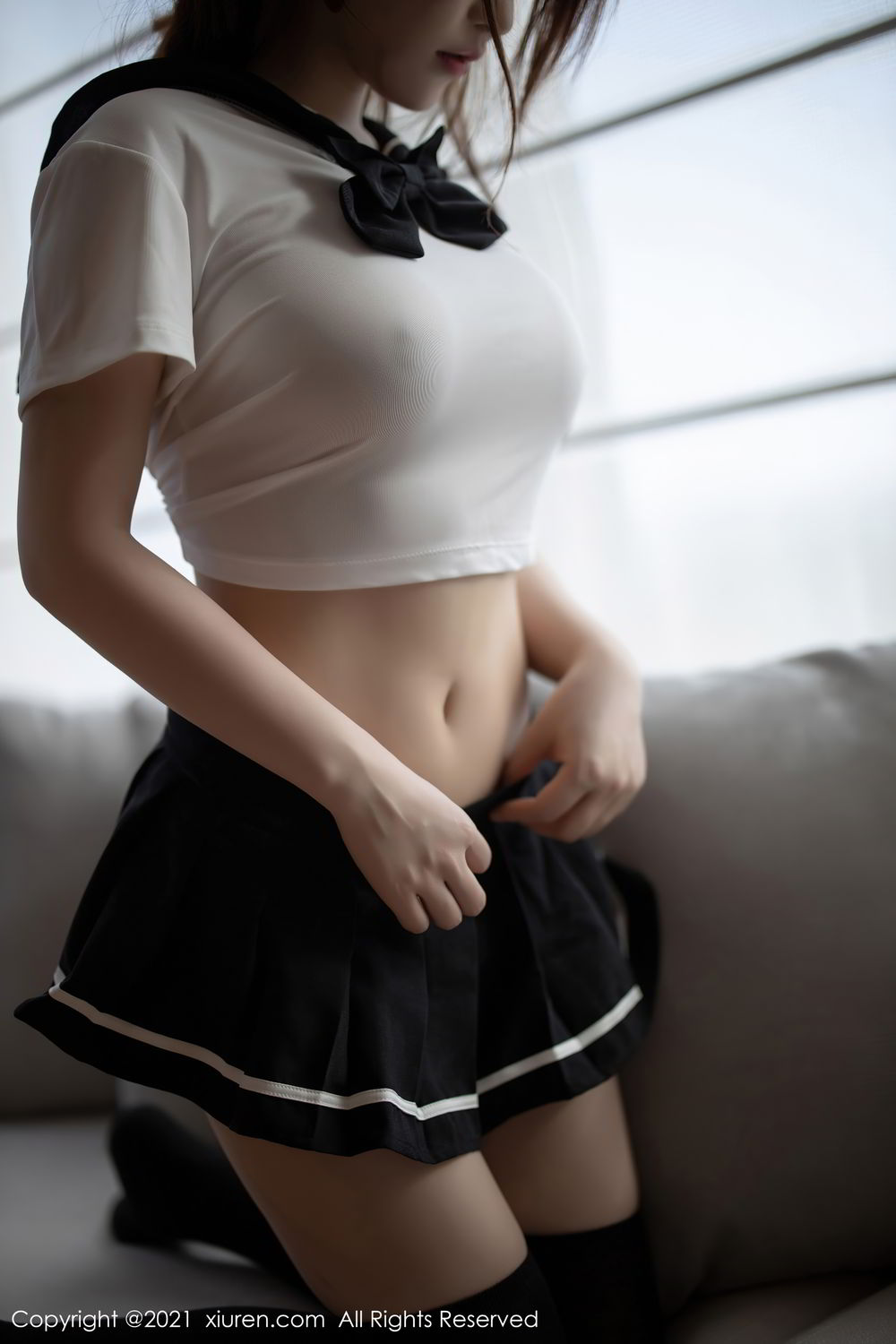《秀人网 谢芷馨(Sindy) 制服写真 VOL.3268》第43张,模特谢芷馨(Sindy),秀人网,制服主题,全套62张