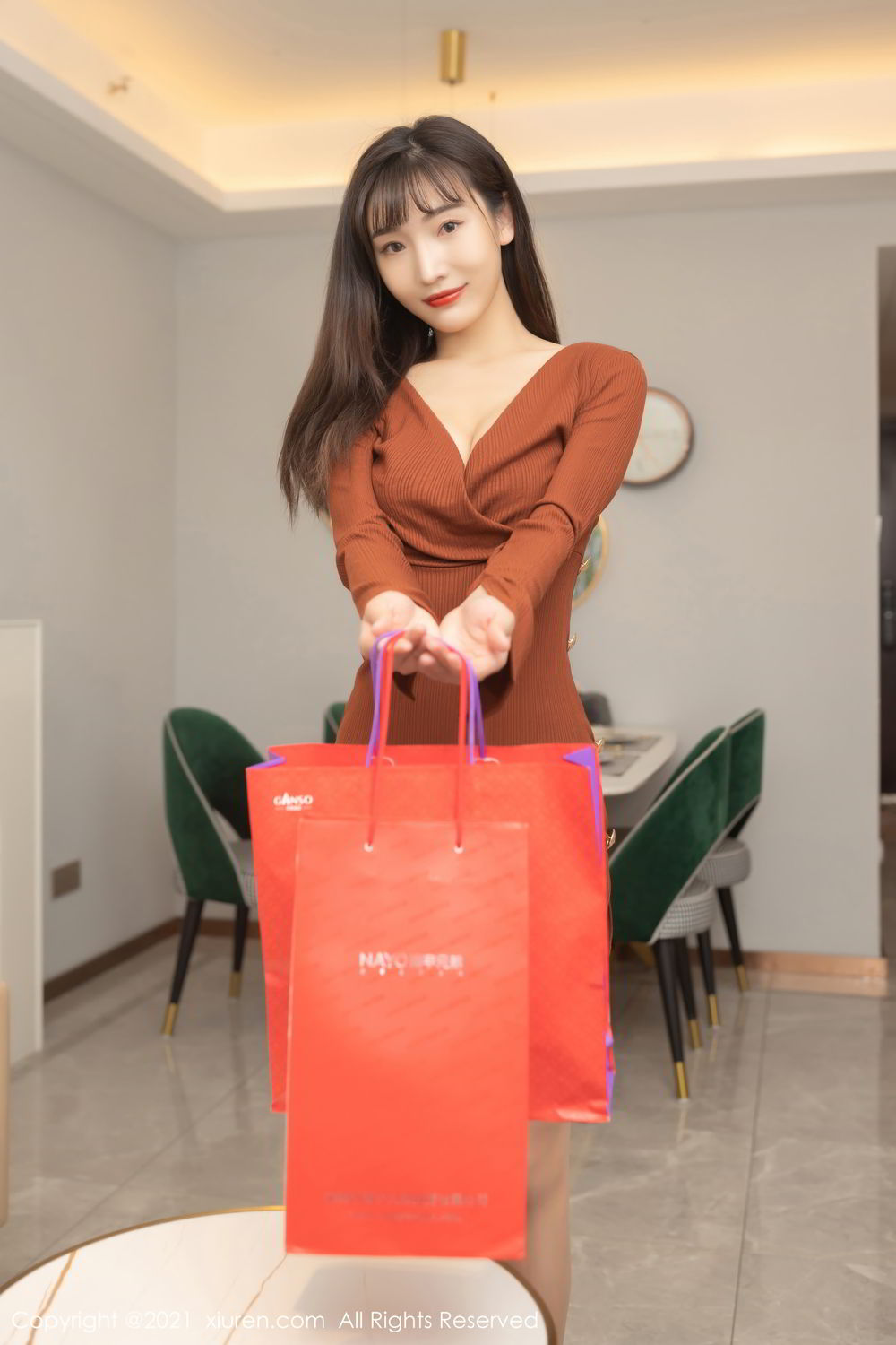 《秀人网 陆萱萱(Lu Xuan Xuan) 制服写真 VOL.3362》第10张,模特陆萱萱(Lu Xuan Xuan),秀人网,制服主题,全套73张