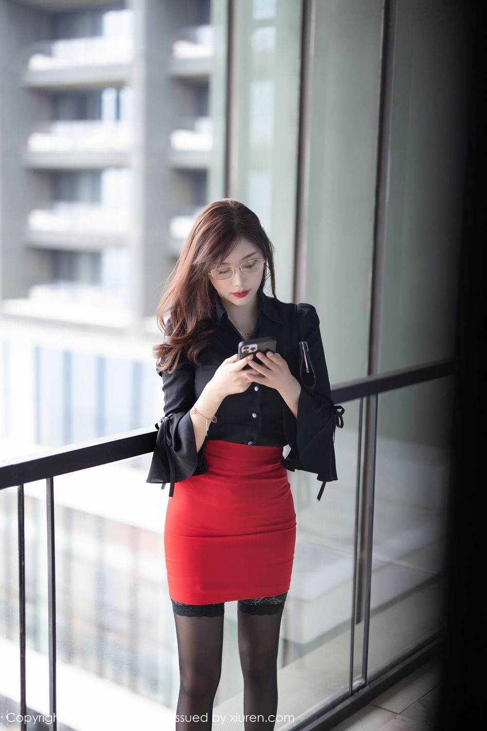 《语画界 杨晨晨 制服写真 VOL.523》第34张,模特杨晨晨,语画界,制服主题,全套83张