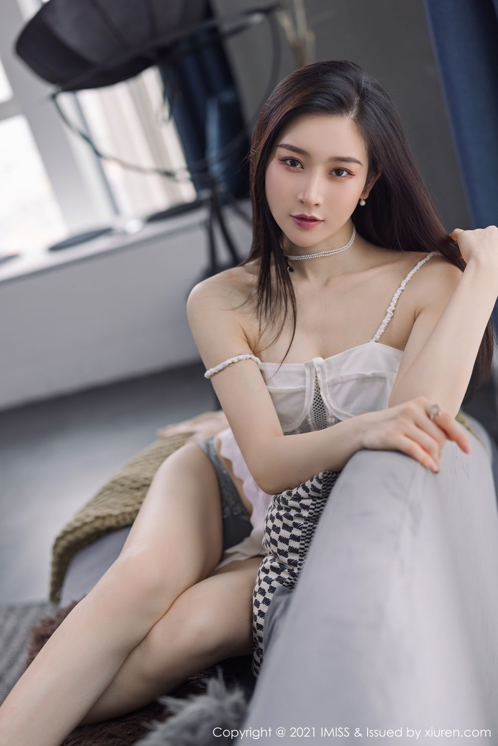 《爱蜜社 Vanessa 制服写真 VOL.569》第41张,模特Vanessa,爱蜜社,制服主题,全套60张
