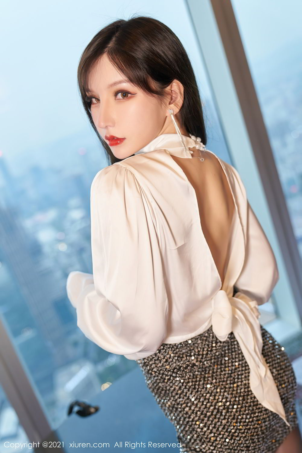 《秀人网 Cheryl青树 制服写真 VOL.3356》第14张,模特Cheryl青树,秀人网,制服主题,全套52张
