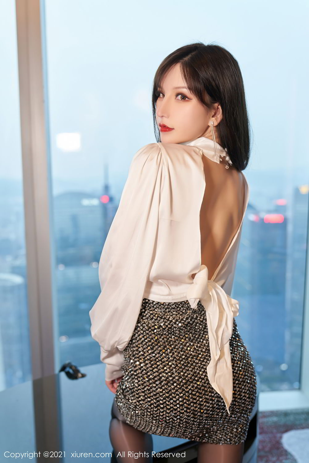 《秀人网 Cheryl青树 制服写真 VOL.3356》第15张,模特Cheryl青树,秀人网,制服主题,全套52张