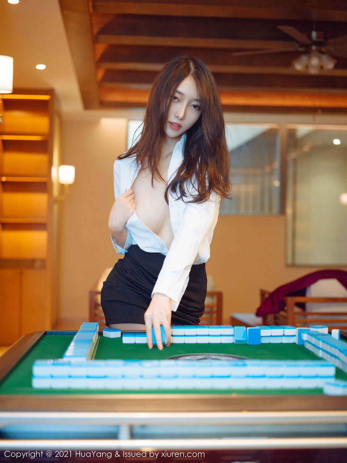 《花漾 玥儿玥(Yue Er Yue) 制服写真 VOL.387》第32张,模特玥儿玥(Yue Er Yue),花漾,制服主题,全套68张