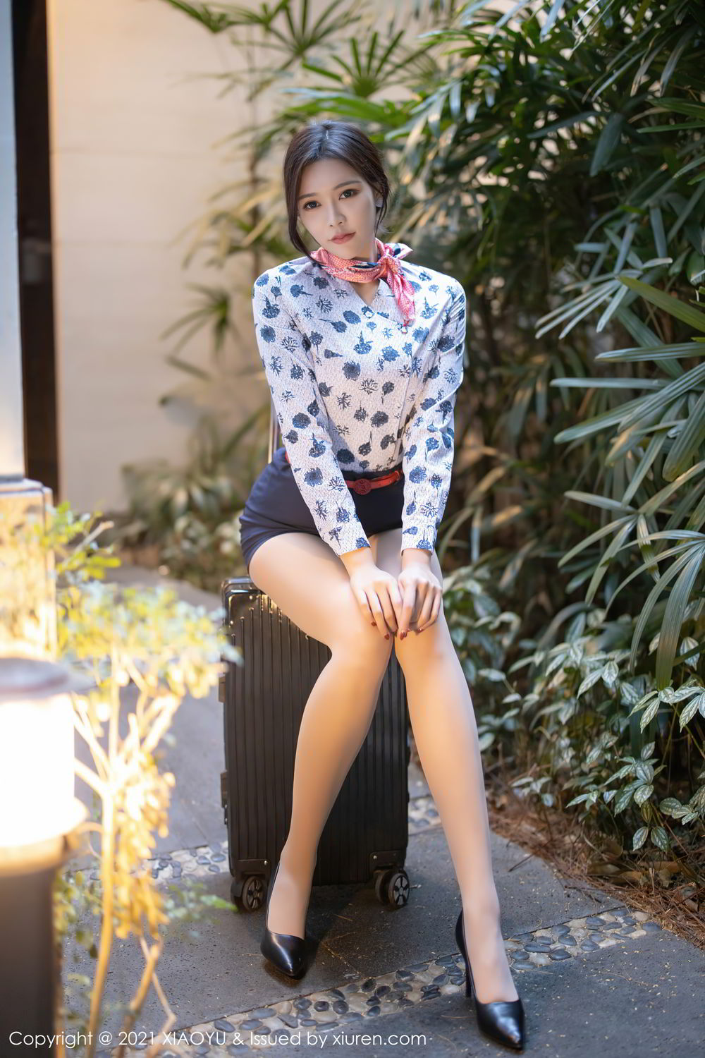 《语画界 小娜比 制服写真 VOL.536》第13张，模特小娜比，语画界，制服主题，全套90张