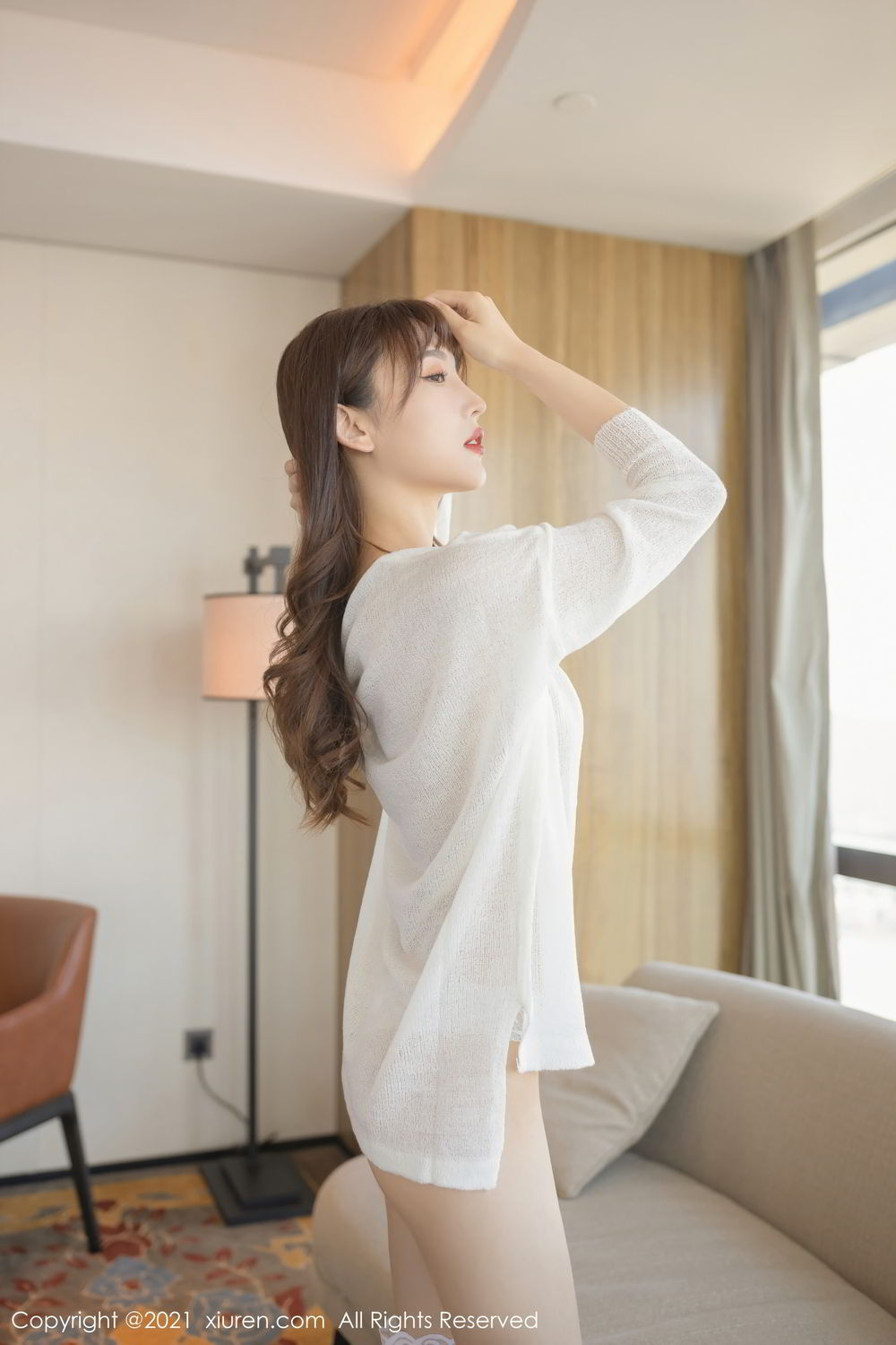 《秀人网 陆萱萱(Lu Xuan Xuan)、王馨瑶(Yanni) 制服写真 VOL.3577》第34张,模特陆萱萱(Lu Xuan Xuan)、王馨瑶(Yanni),秀人网,制服主题,全套82张