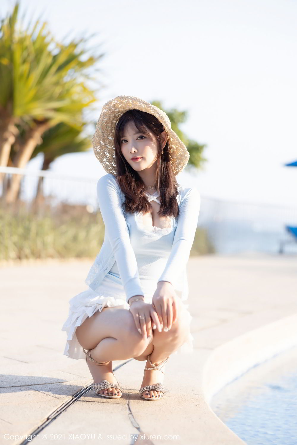 《语画界 杨晨晨 制服写真 VOL.562》第16张，模特杨晨晨，语画界，制服主题，全套99张