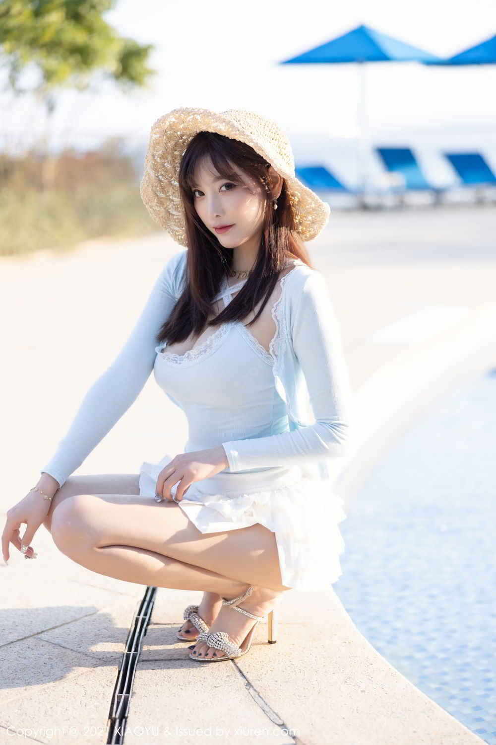 《语画界 杨晨晨 制服写真 VOL.562》第17张,模特杨晨晨,语画界,制服主题,全套99张