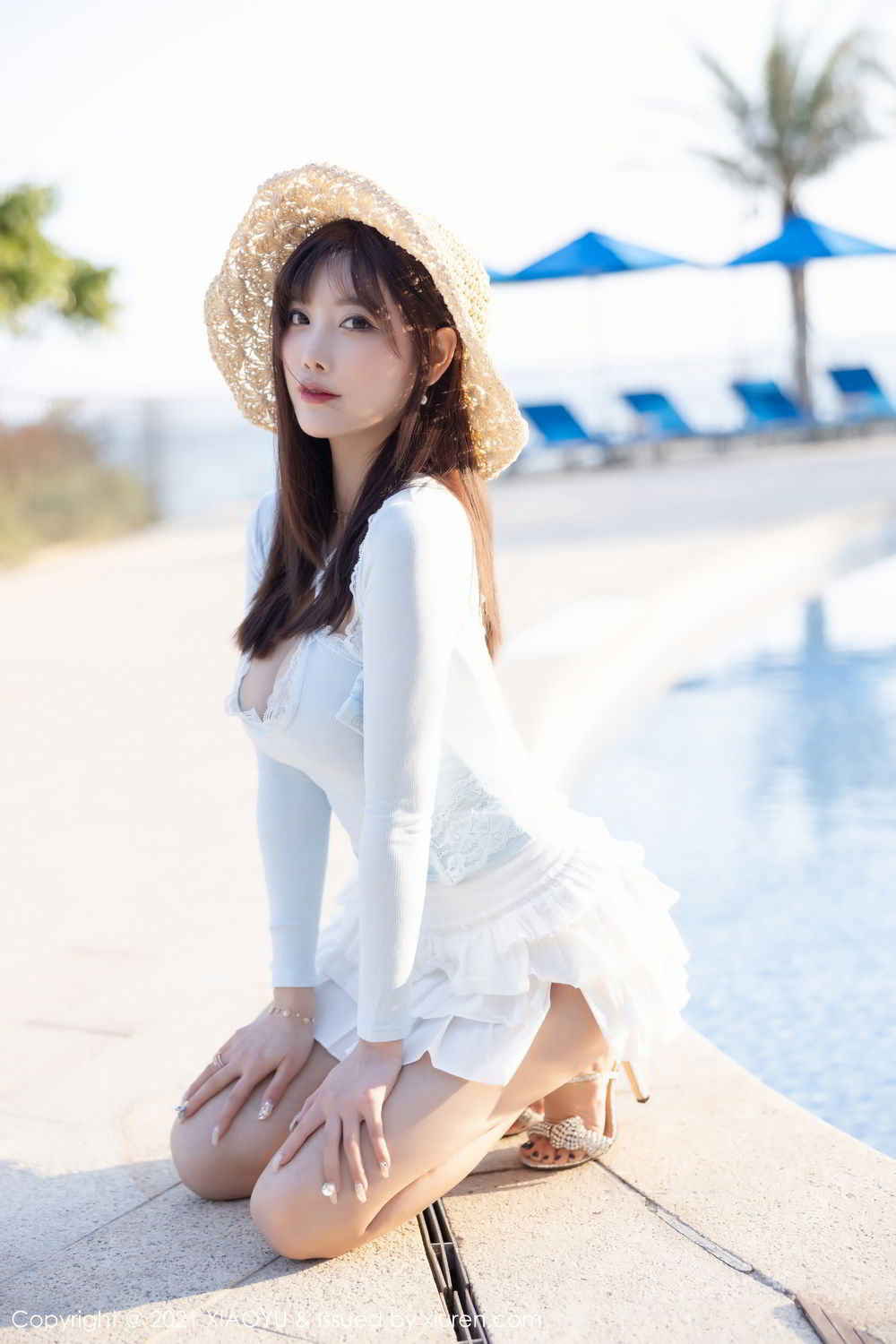 《语画界 杨晨晨 制服写真 VOL.562》第18张,模特杨晨晨,语画界,制服主题,全套99张