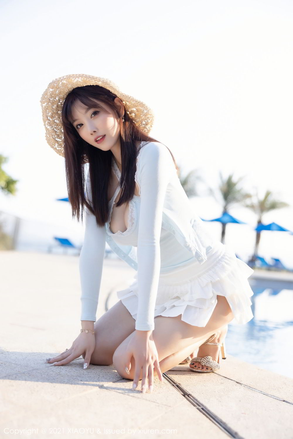 《语画界 杨晨晨 制服写真 VOL.562》第19张,模特杨晨晨,语画界,制服主题,全套99张