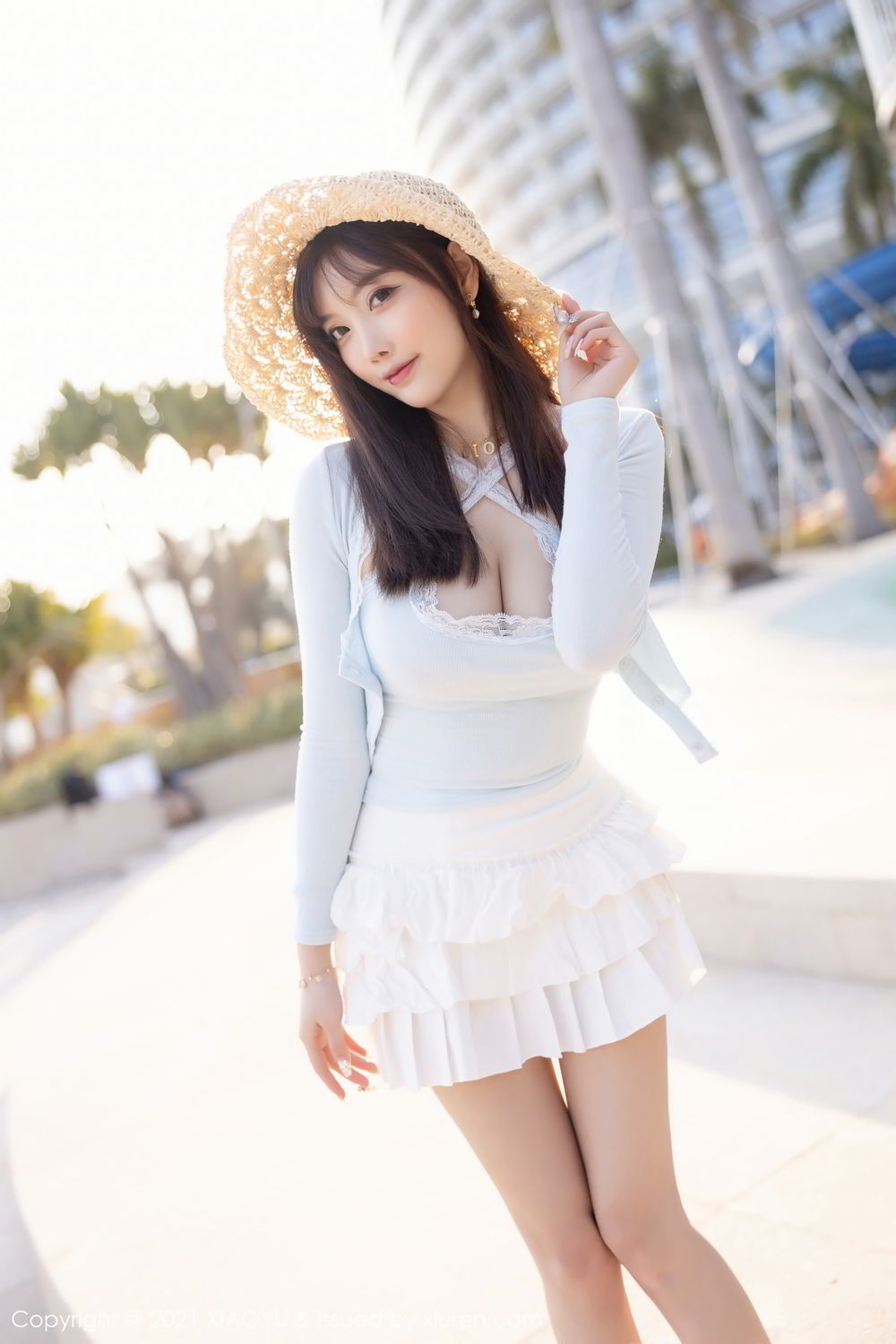 《语画界 杨晨晨 制服写真 VOL.562》第38张,模特杨晨晨,语画界,制服主题,全套99张