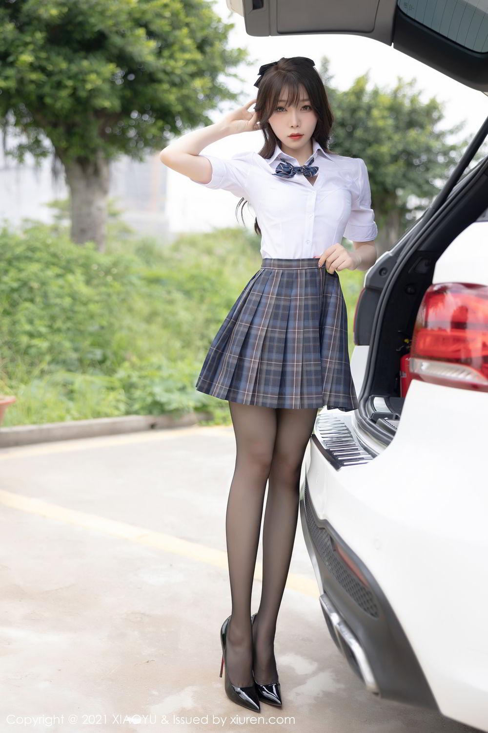 《芝芝Booty 黑丝写真》第28张，模特芝芝Booty，黑丝主题，全套82张