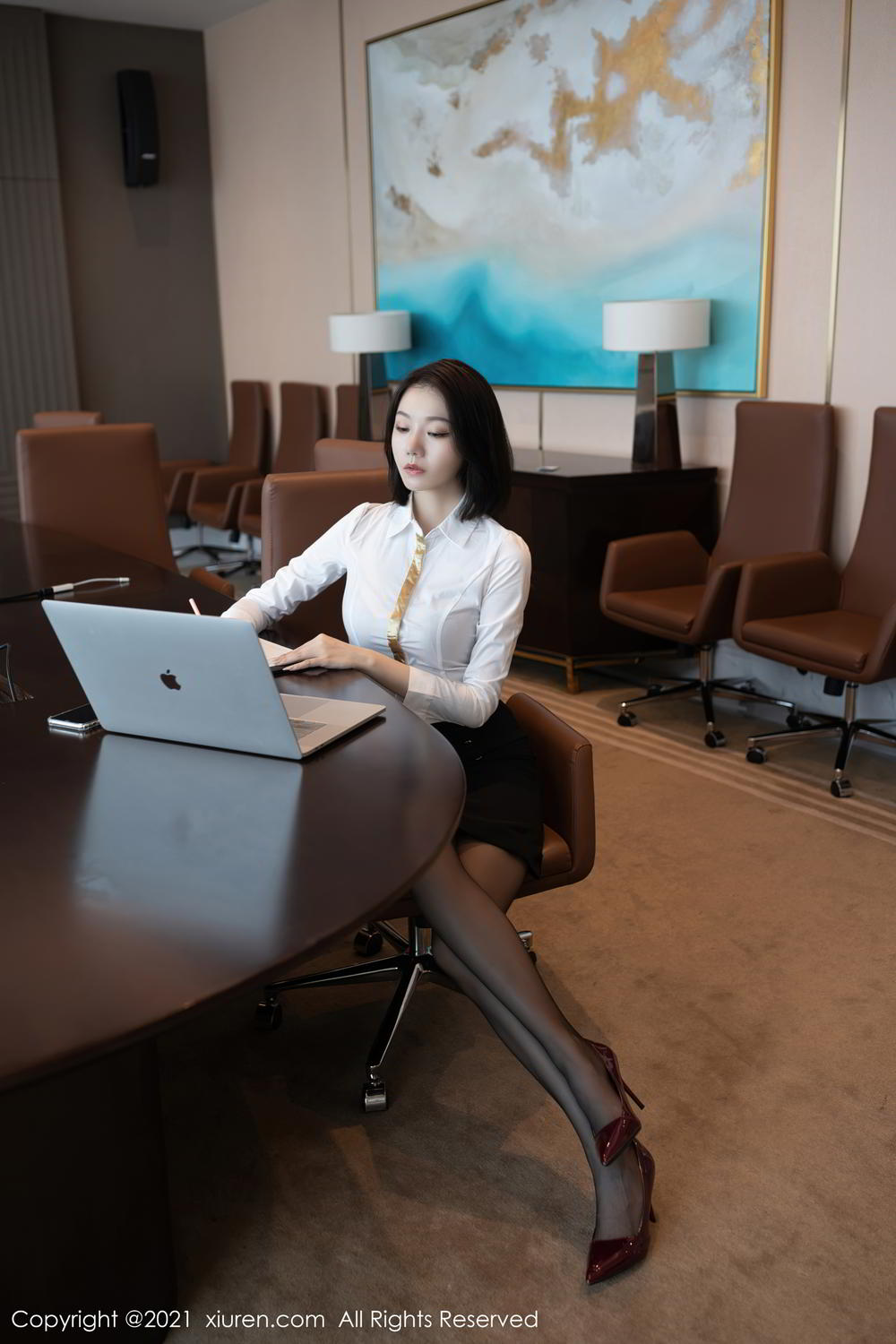 《安然Maleah(An Ran Maleah) 黑丝写真》第7张,模特安然Maleah(An Ran Maleah),黑丝主题,全套85张