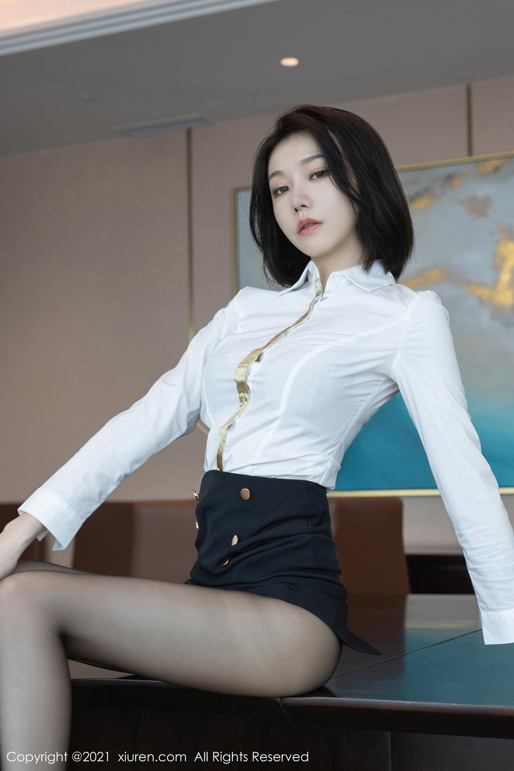 《安然Maleah(An Ran Maleah) 黑丝写真》第13张,模特安然Maleah(An Ran Maleah),黑丝主题,全套85张