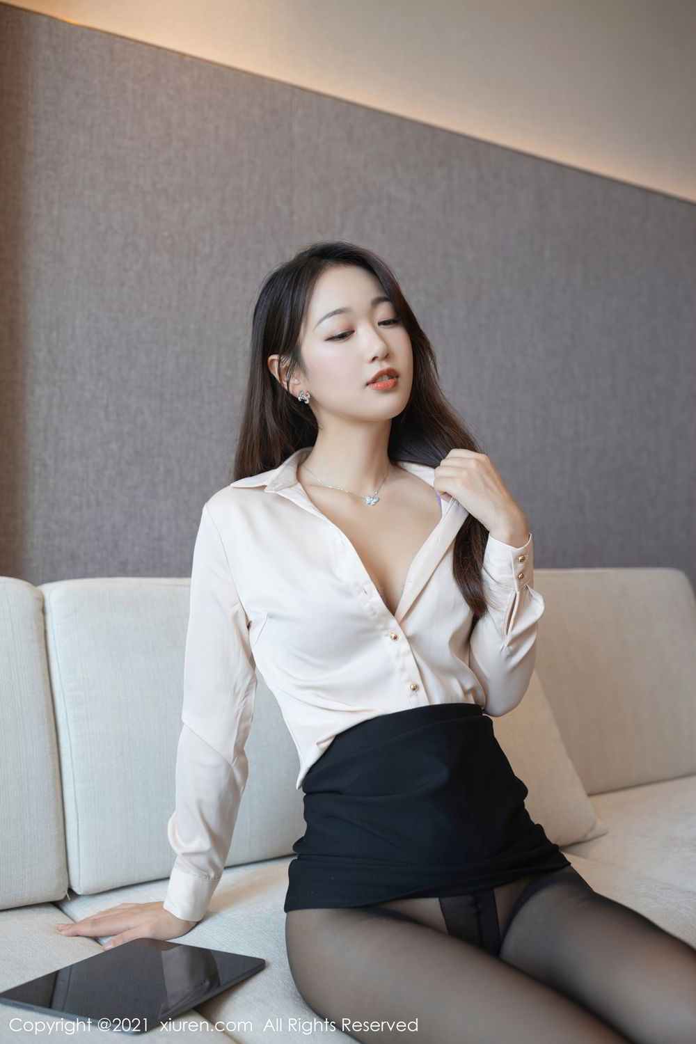 《唐安琪 黑丝写真》第18张,模特唐安琪,黑丝主题,全套78张