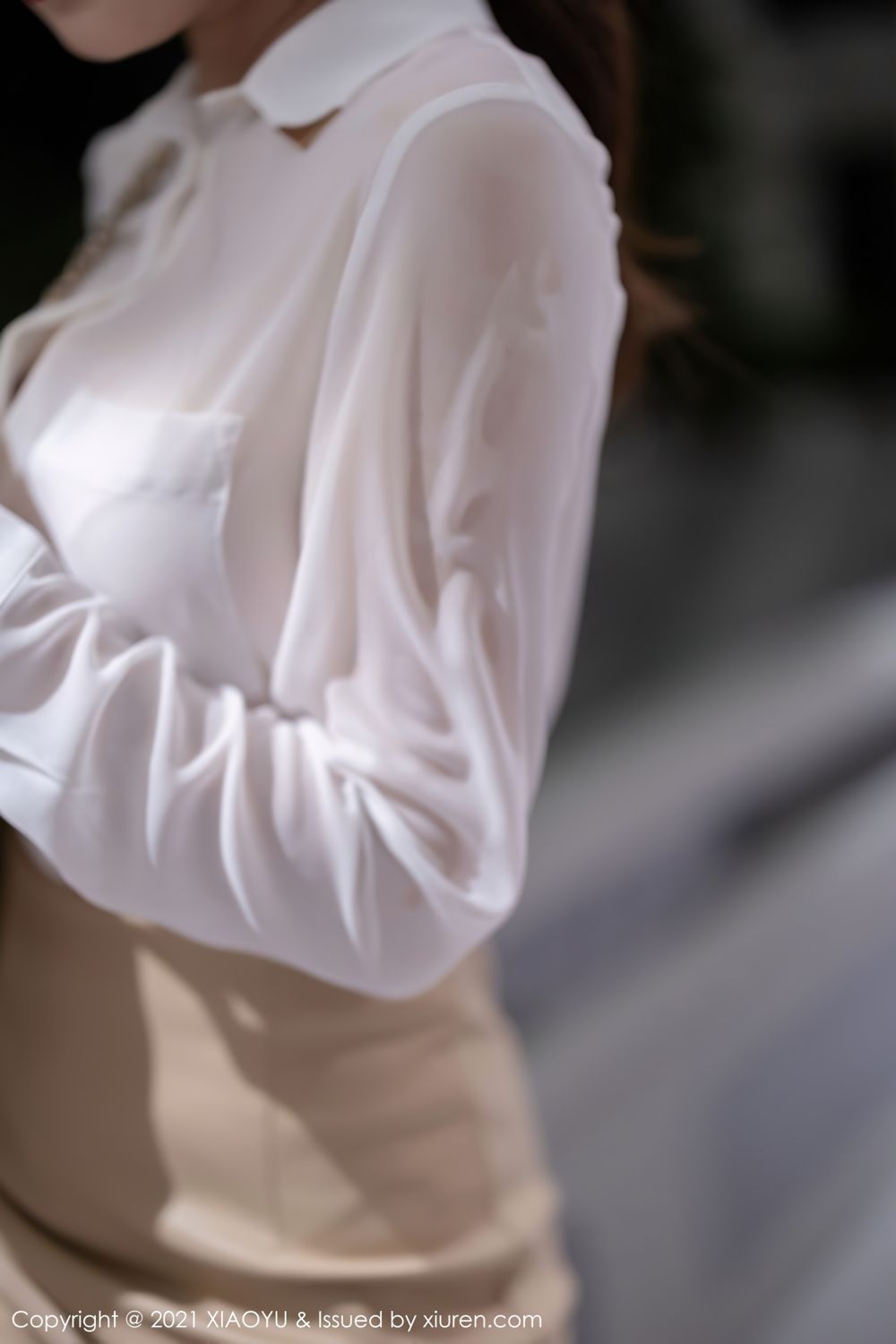 《语画界 芝芝Booty 制服写真 VOL.625》第4张,模特芝芝Booty,语画界,制服主题,全套95张