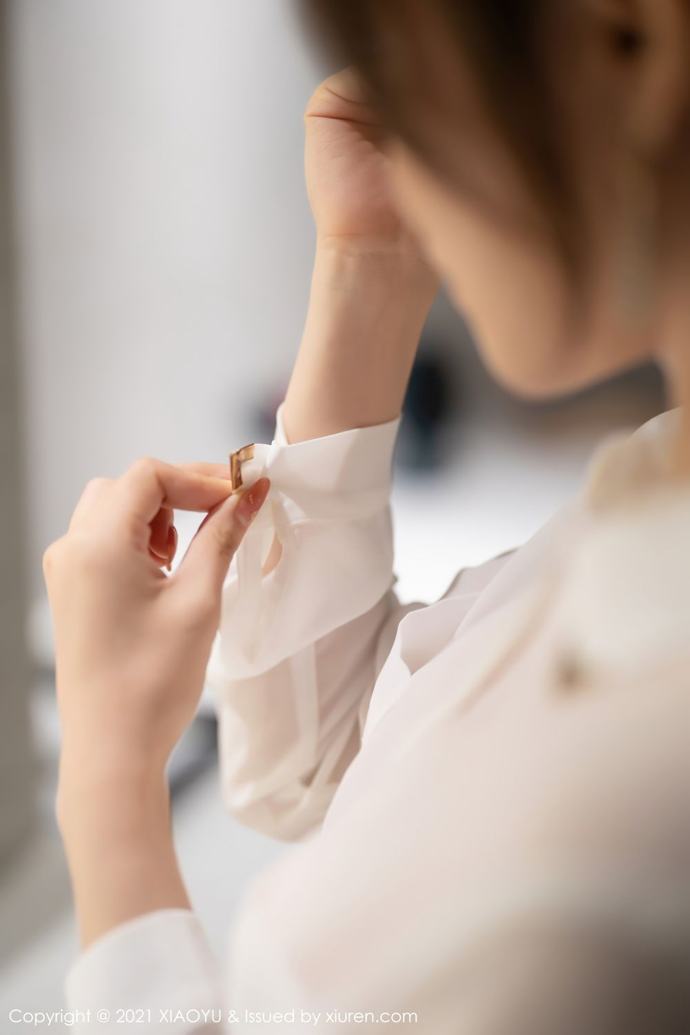《语画界 芝芝Booty 制服写真 VOL.625》第20张,模特芝芝Booty,语画界,制服主题,全套95张