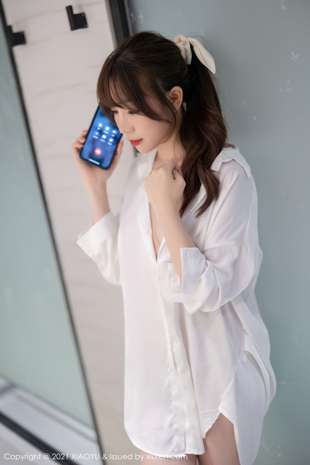《语画界 芝芝Booty 制服写真 VOL.625》第54张,模特芝芝Booty,语画界,制服主题,全套95张