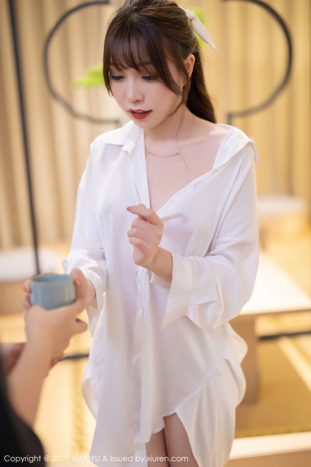 《语画界 芝芝Booty 制服写真 VOL.625》第66张,模特芝芝Booty,语画界,制服主题,全套95张