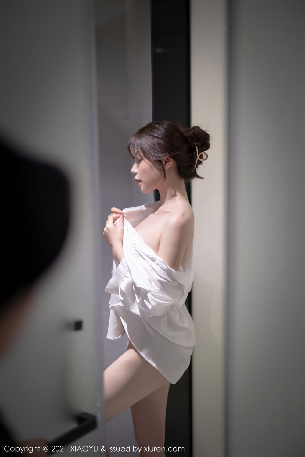 《语画界 芝芝Booty 制服写真 VOL.625》第72张,模特芝芝Booty,语画界,制服主题,全套95张