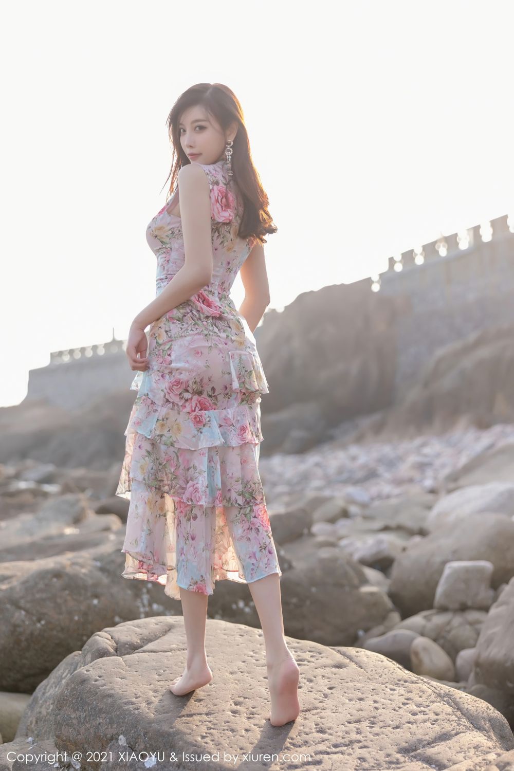 《语画界 杨晨晨 制服写真 VOL.650》第8张,模特杨晨晨,语画界,制服主题,全套79张