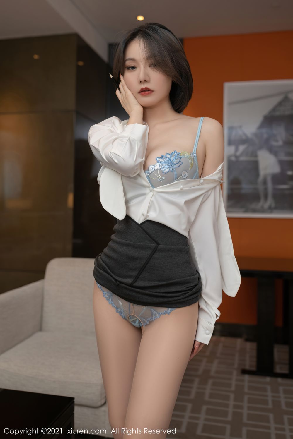《秀人网 可乐Vicky 高清写真 No.4073》第33张,模特可乐Vicky,秀人网,全套61张