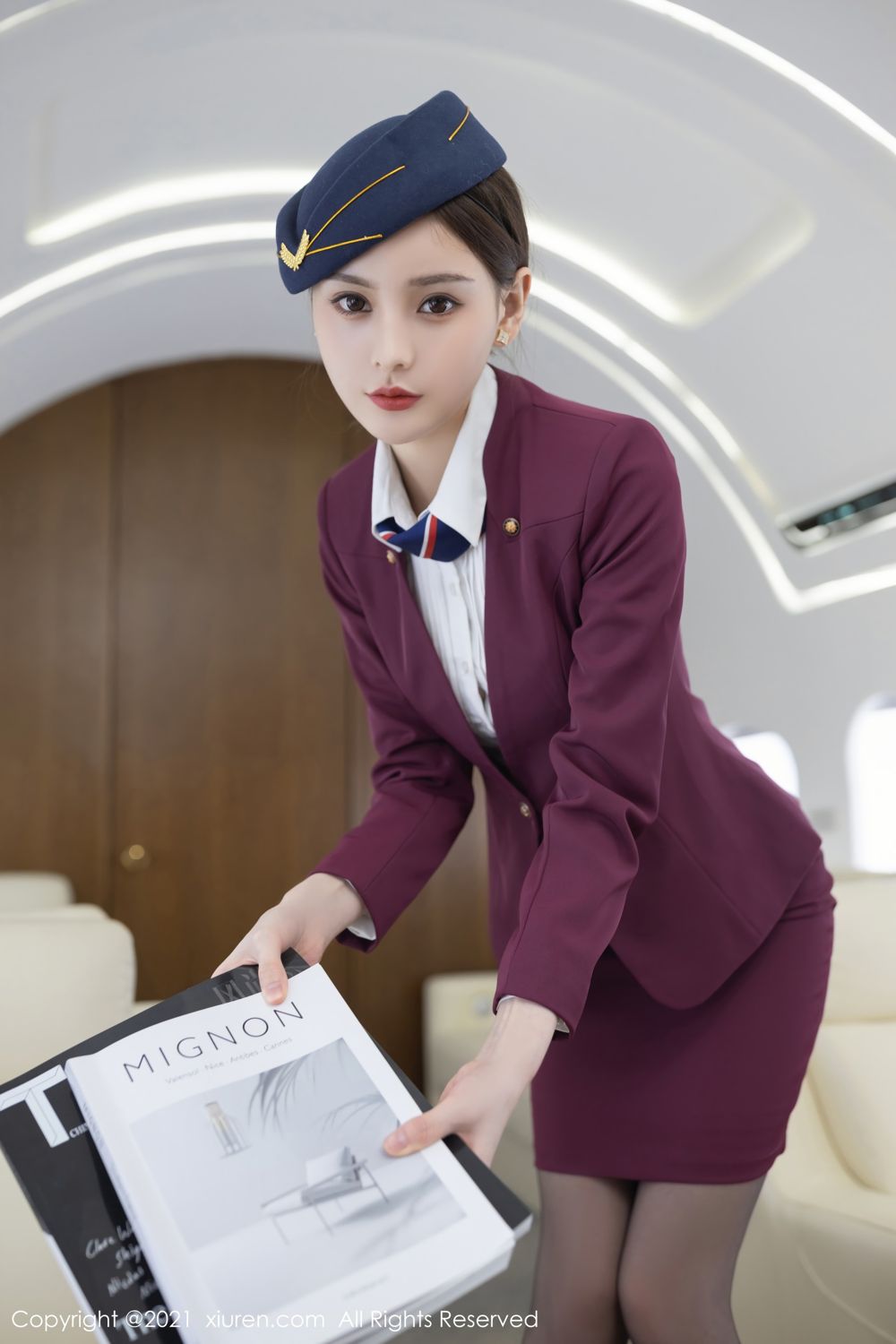 《秀人网 小夕juju(Xiao Xi Ju Ju) 制服写真 No.4264》第21张，模特小夕juju(Xiao Xi Ju Ju)，秀人网，制服主题，全套78张