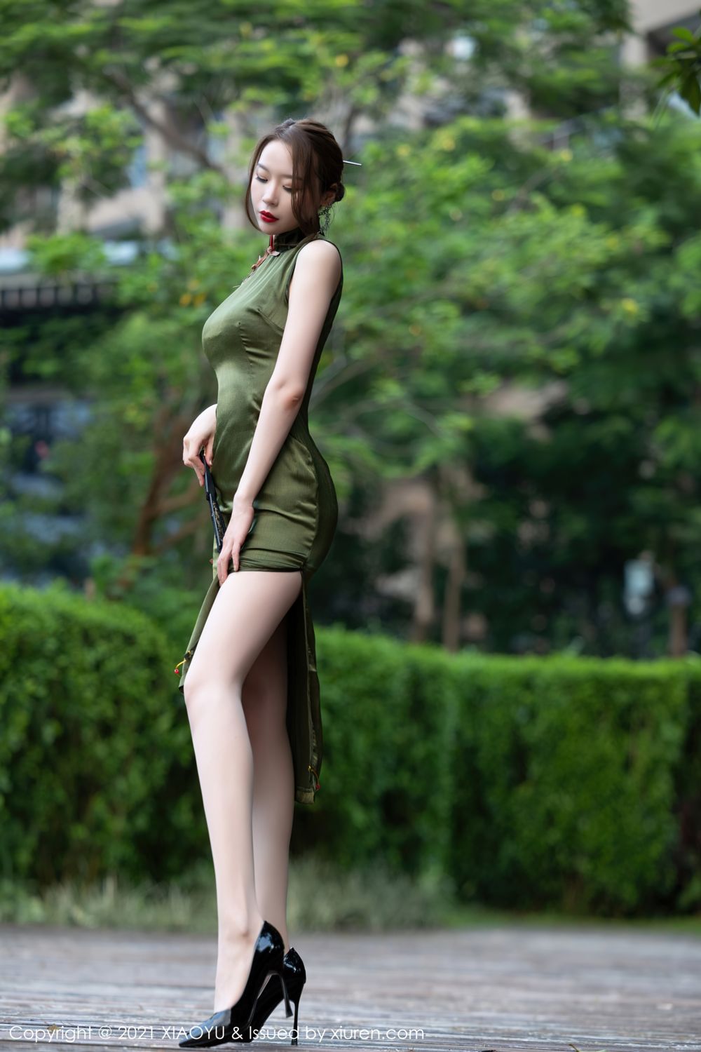 《语画界 梦心玥(Candice) 制服写真 VOL.637》第10张,模特梦心玥(Candice),语画界,制服主题,全套87张