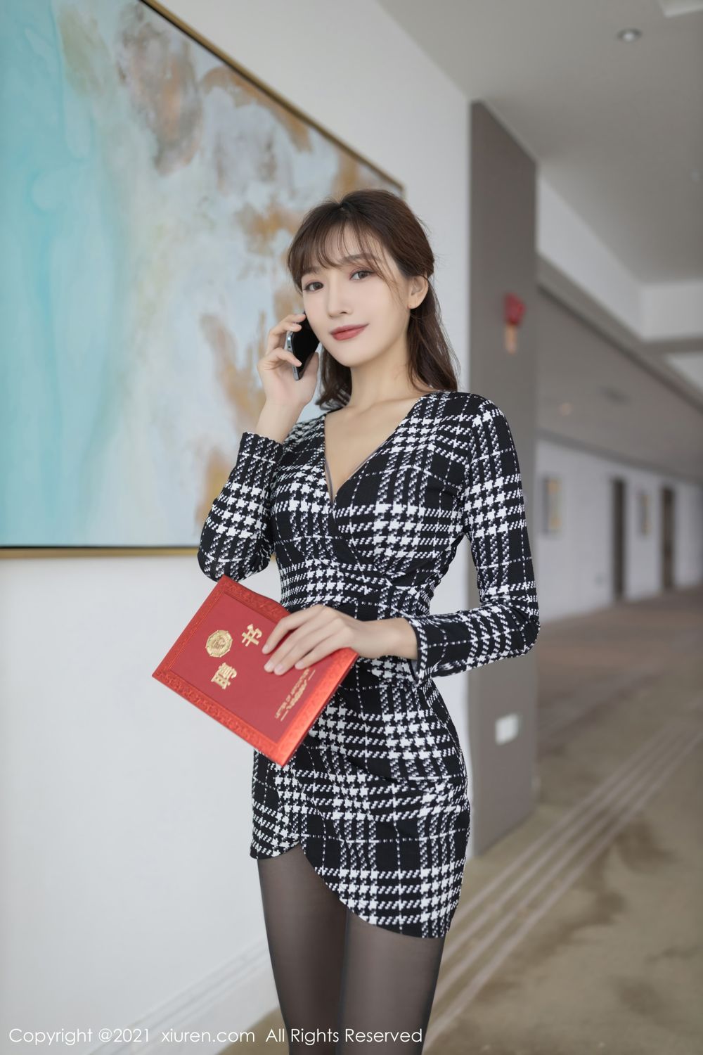 《秀人网 陆萱萱(Lu Xuan Xuan) 黑丝写真 No.4292》第21张,模特陆萱萱(Lu Xuan Xuan),秀人网,黑丝主题,全套88张