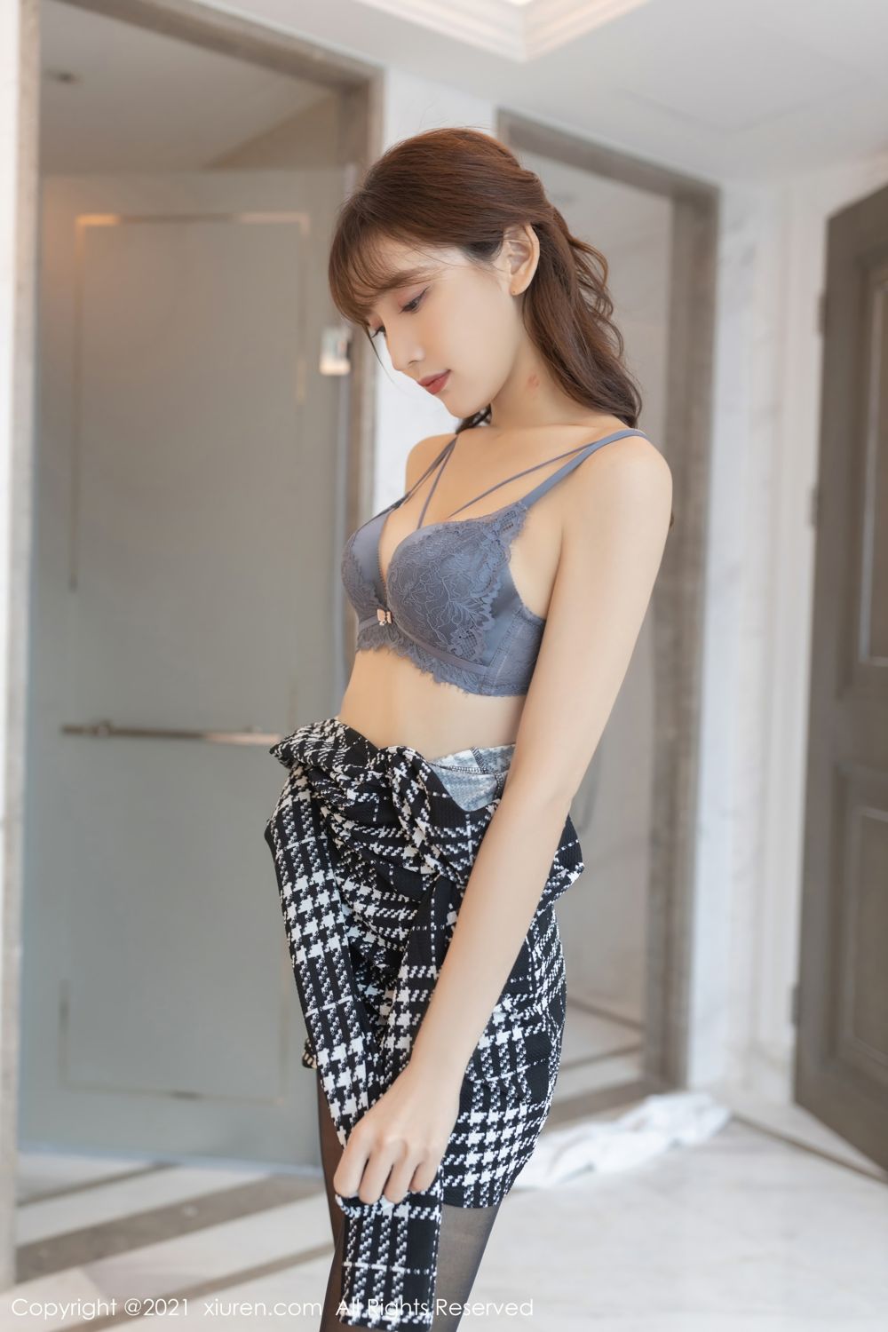 《秀人网 陆萱萱(Lu Xuan Xuan) 黑丝写真 No.4292》第53张,模特陆萱萱(Lu Xuan Xuan),秀人网,黑丝主题,全套88张