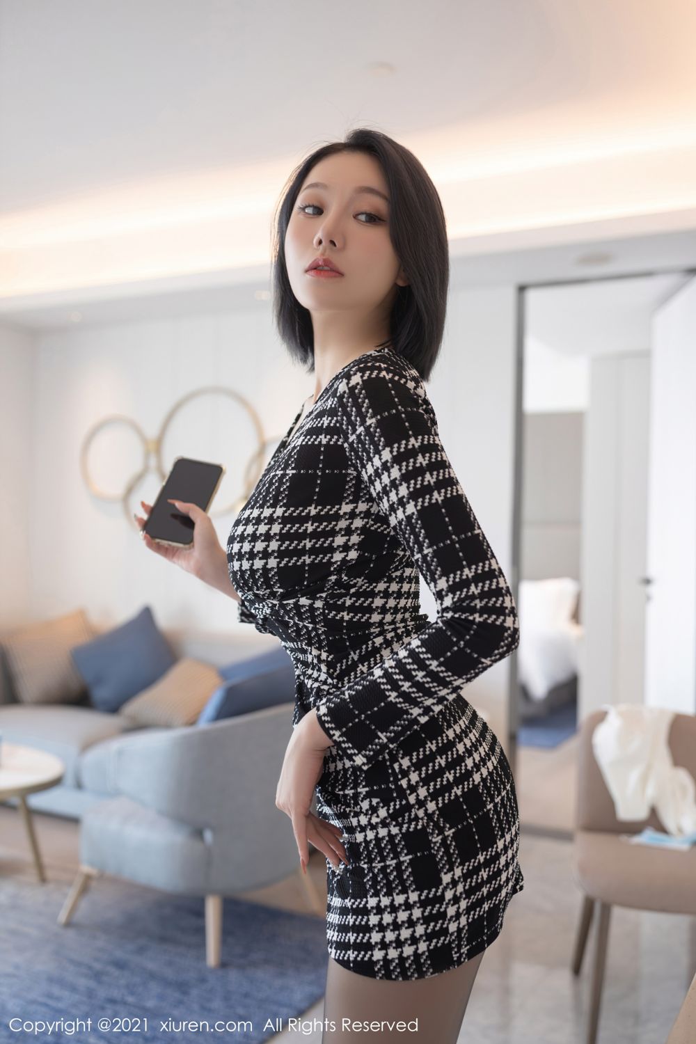 《秀人网 安然Maleah(An Ran Maleah) 黑丝写真 No.4189》第7张,模特安然Maleah(An Ran Maleah),秀人网,黑丝主题,全套85张