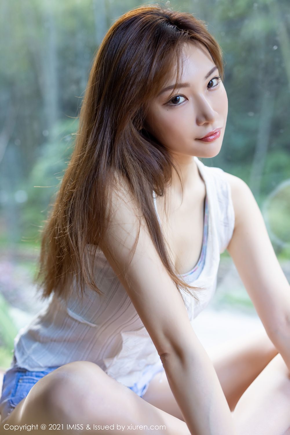《爱蜜社 小狐狸Sica(Shellyn) 制服写真 VOL.638》第9张,模特小狐狸Sica(Shellyn),爱蜜社,制服主题,全套64张