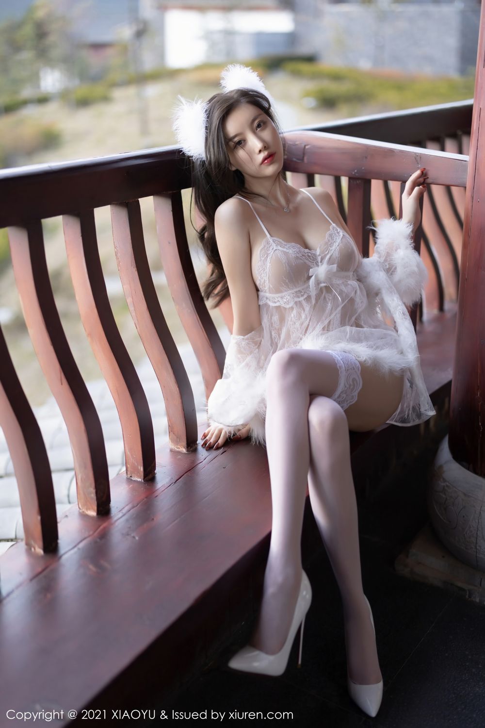 《语画界 杨晨晨 制服写真 VOL.680》第16张,模特杨晨晨,语画界,制服主题,全套69张