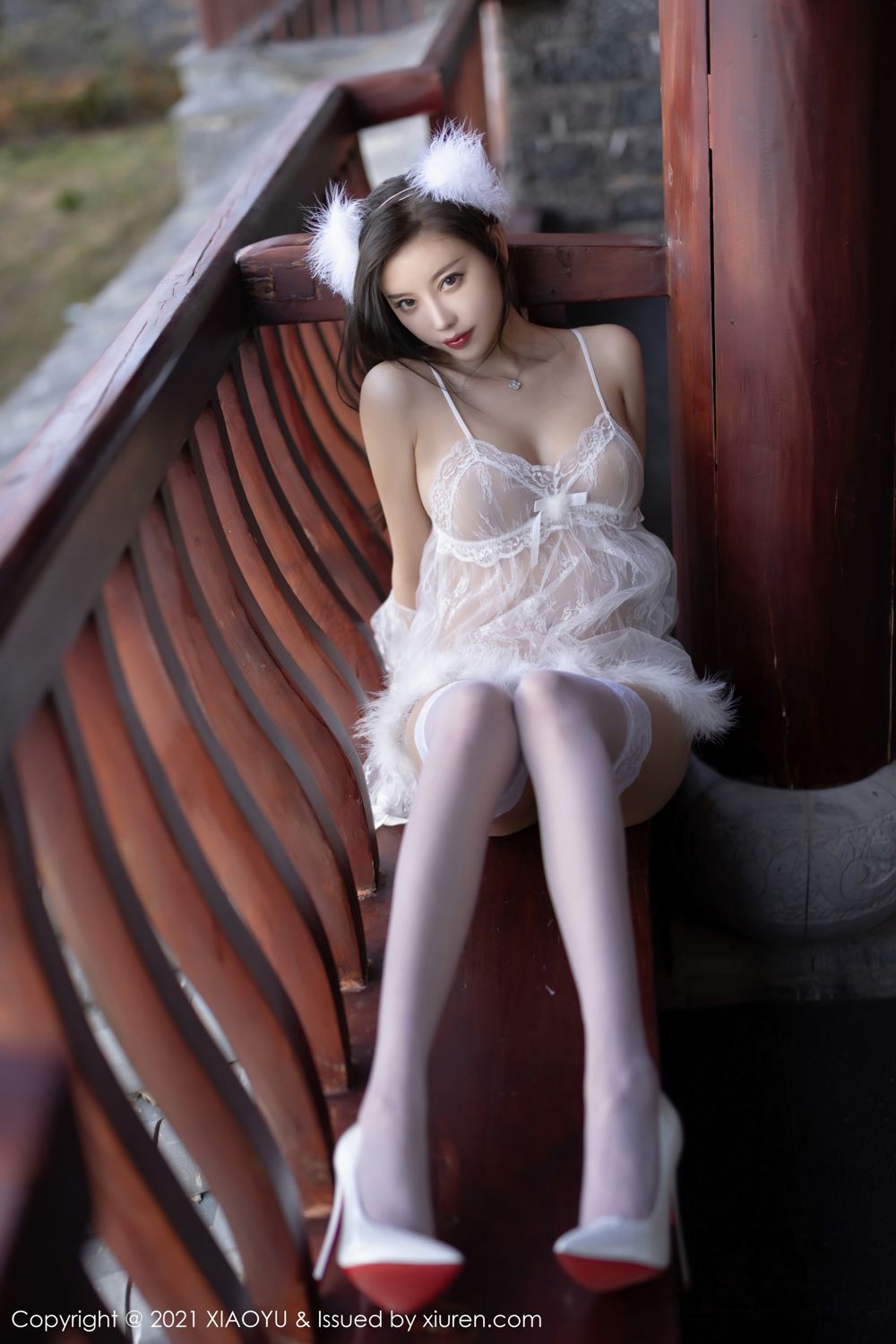 《语画界 杨晨晨 制服写真 VOL.680》第19张,模特杨晨晨,语画界,制服主题,全套69张