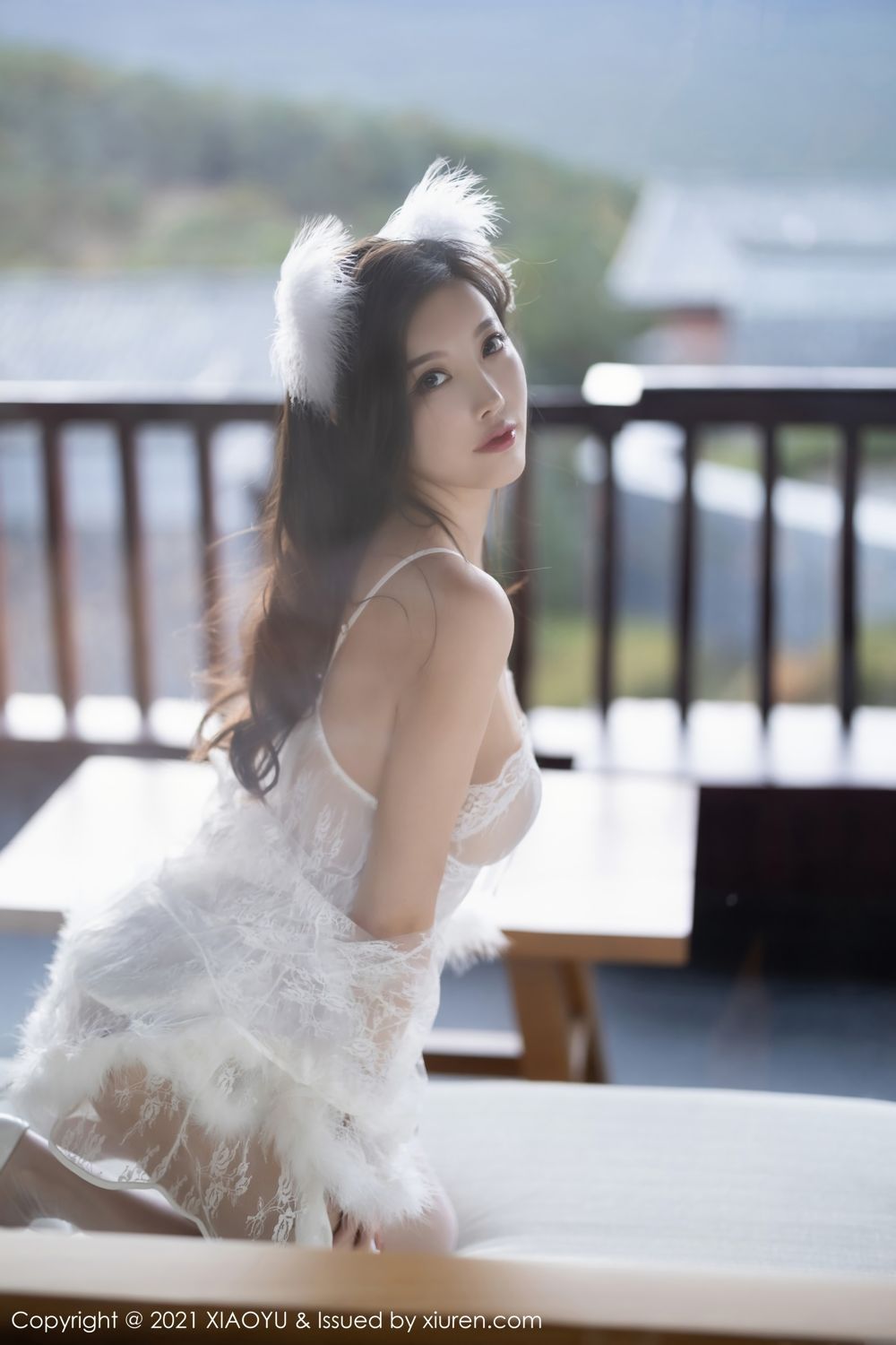 《语画界 杨晨晨 制服写真 VOL.680》第36张,模特杨晨晨,语画界,制服主题,全套69张