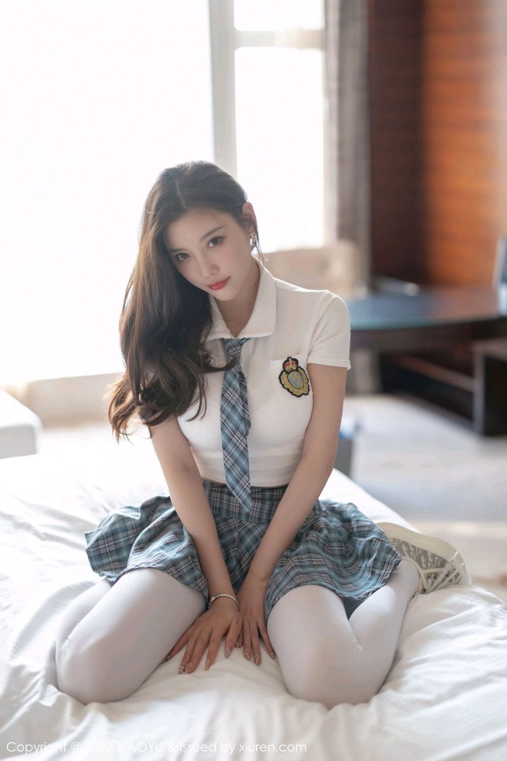 《语画界 杨晨晨 制服写真 VOL.692》第25张,模特杨晨晨,语画界,制服主题,全套100张