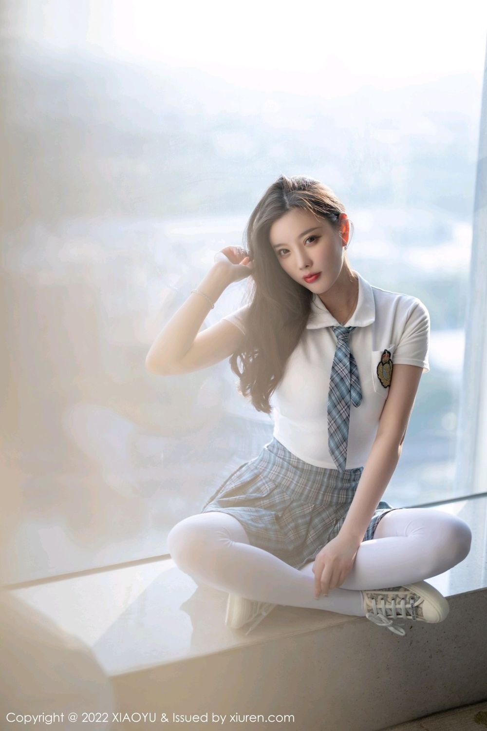《语画界 杨晨晨 制服写真 VOL.692》第38张,模特杨晨晨,语画界,制服主题,全套100张