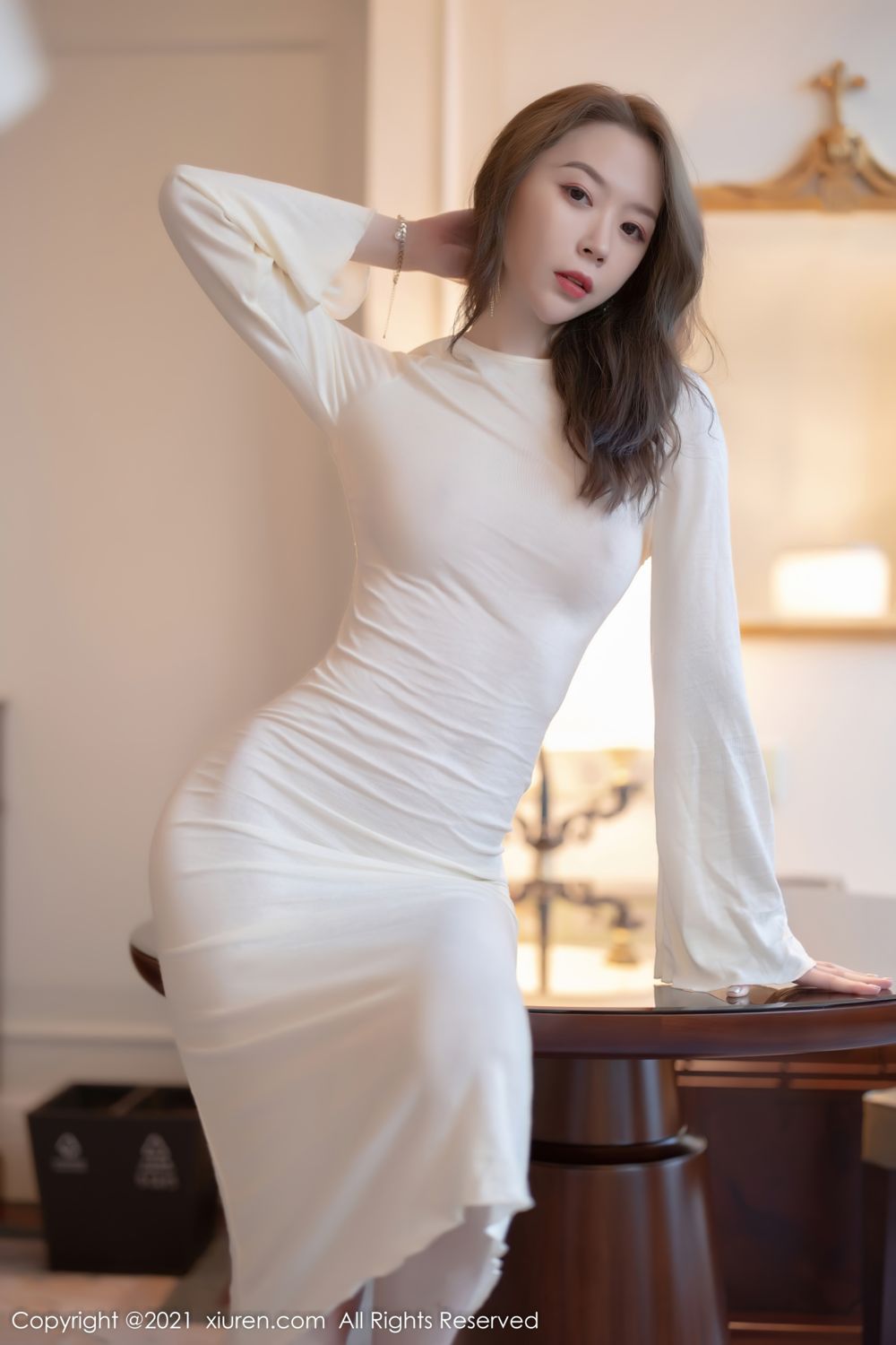 《秀人网 梦心玥(Candice) 美腿写真 No.4307》第10张,模特梦心玥(Candice),秀人网,美腿主题,全套94张
