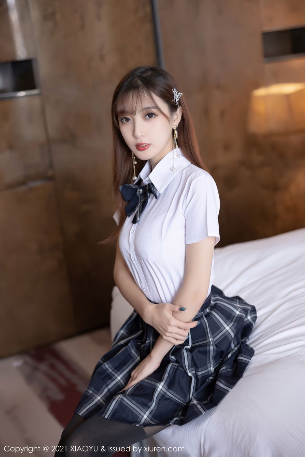 《语画界 林星阑(Lin Xing Lan) 制服写真 VOL.667》第2张,模特林星阑(Lin Xing Lan),语画界,制服主题,全套100张