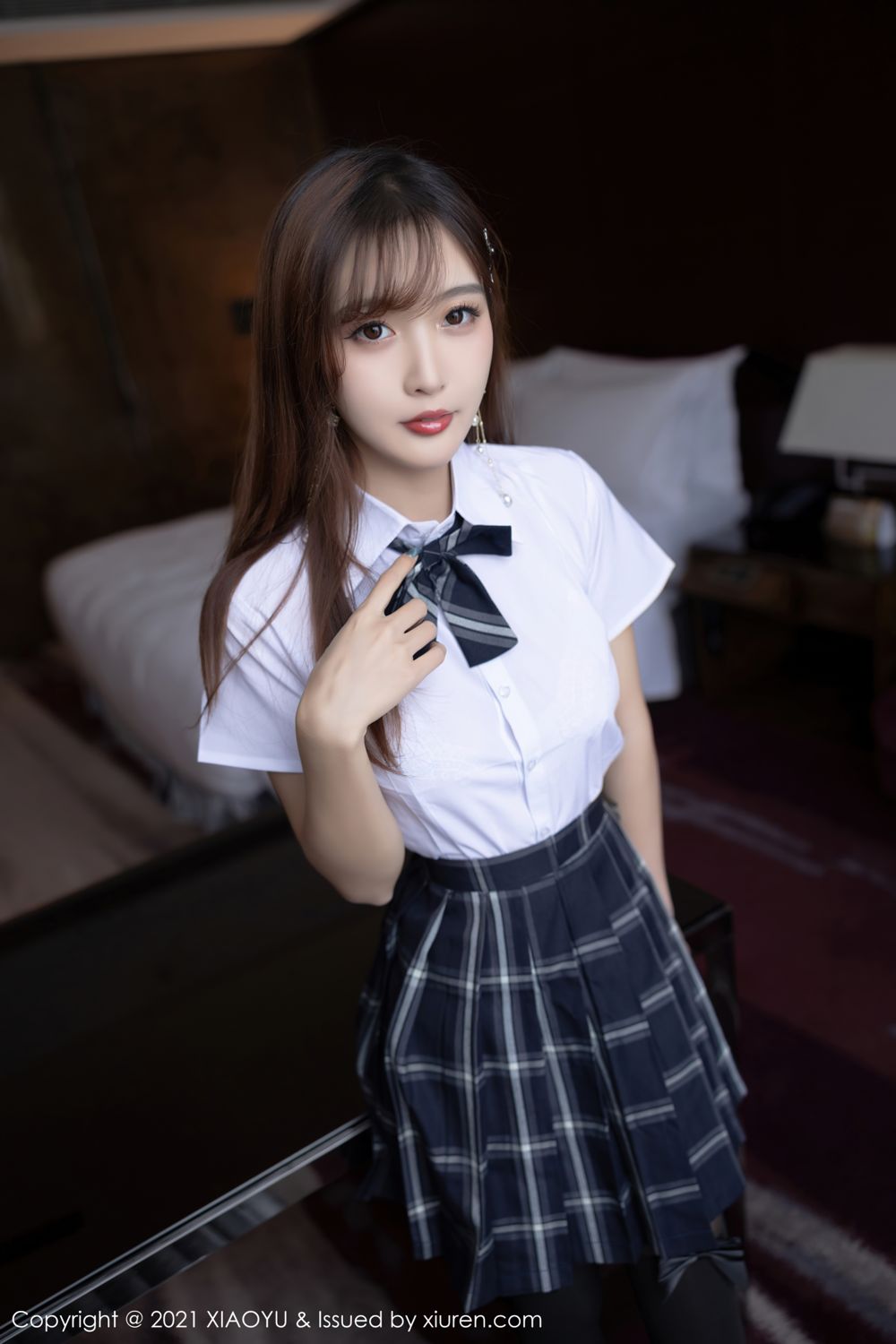 《语画界 林星阑(Lin Xing Lan) 制服写真 VOL.667》第11张,模特林星阑(Lin Xing Lan),语画界,制服主题,全套100张