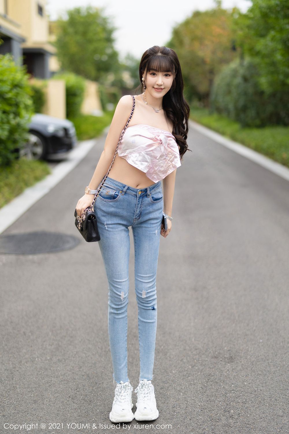 《尤蜜荟 朱可(barbie可儿) 制服写真 VOL.725》第1张，模特朱可(barbie可儿)，尤蜜荟，制服主题，全套74张