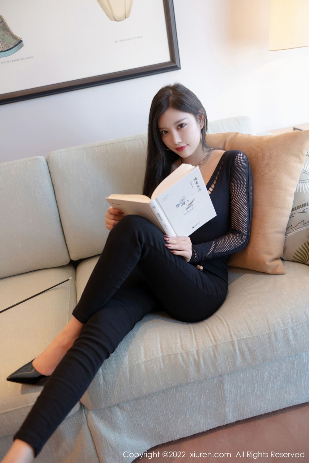 《秀人网 杨晨晨 黑丝写真 No.4480》第21张,模特杨晨晨,秀人网,黑丝主题,全套60张
