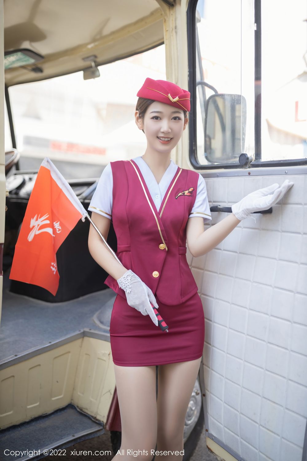 《秀人网 唐安琪 制服写真 No.4506》第6张,模特唐安琪,秀人网,制服主题,全套88张