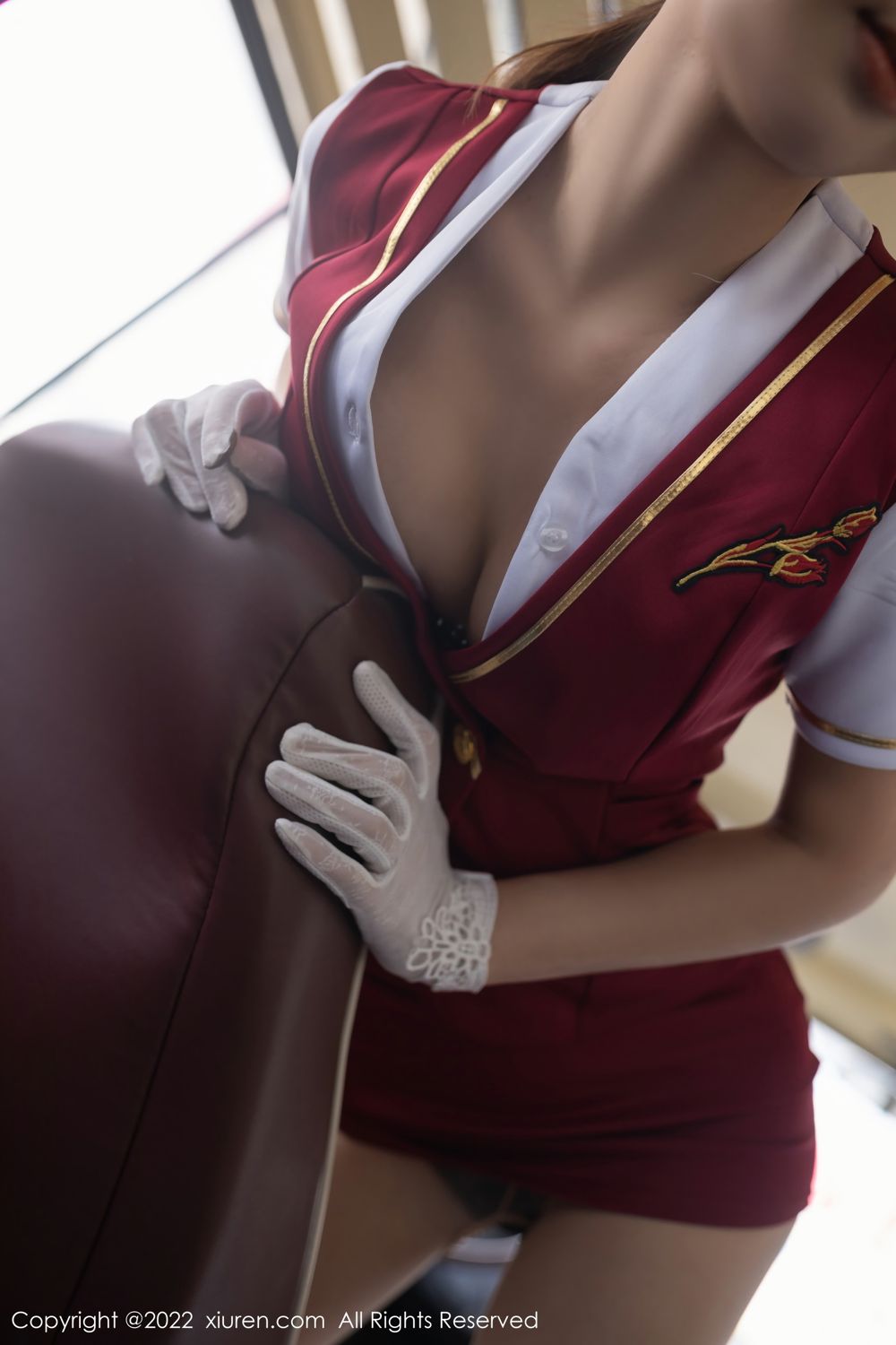 《秀人网 唐安琪 制服写真 No.4506》第19张，模特唐安琪，秀人网，制服主题，全套88张