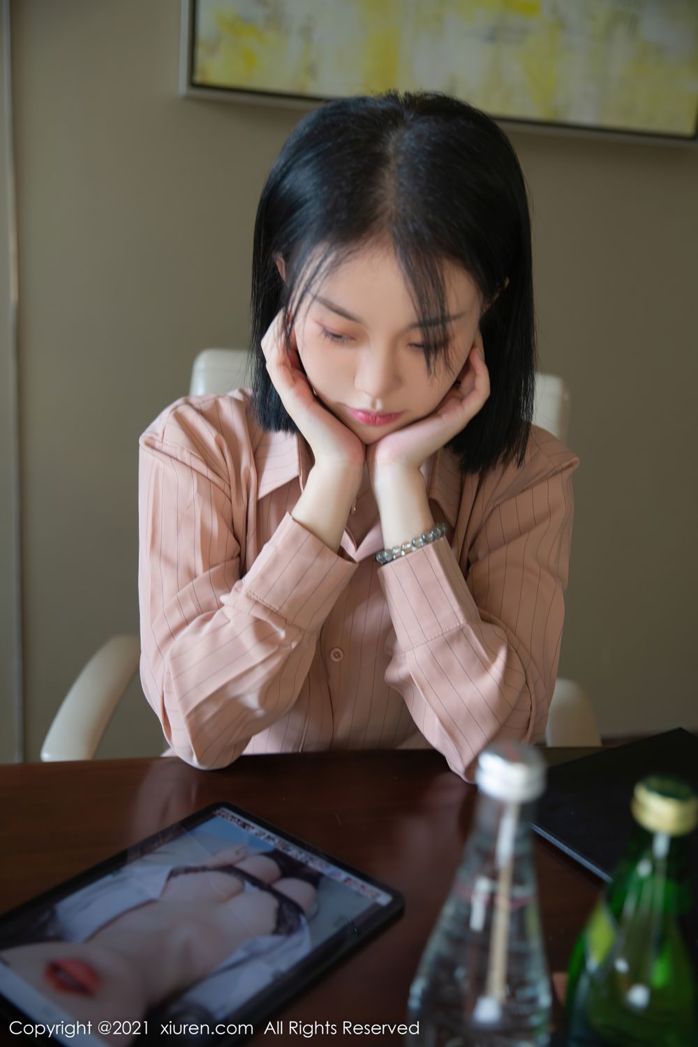 《秀人网 一颗甜蛋黄a(Yi Ke Tian Dan Huang) 内衣写真 No.4393》第8张,模特一颗甜蛋黄a(Yi Ke Tian Dan Huang),秀人网,内衣主题,全套81张