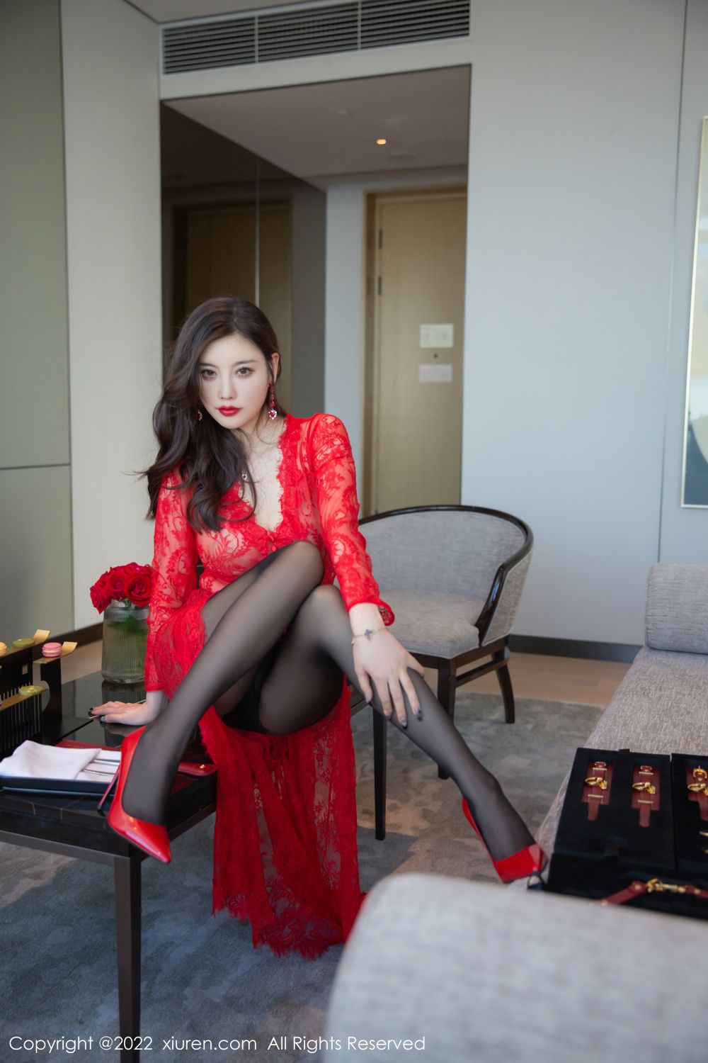 《秀人网 姜彦希(陆瓷) 黑丝写真 No.4516》第34张,模特姜彦希(陆瓷),秀人网,黑丝主题,全套84张