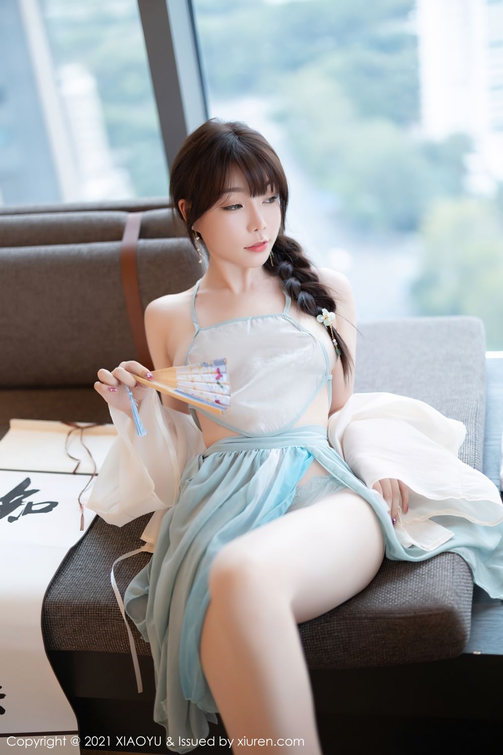 《语画界 熊佳 制服写真 VOL.679》第21张，模特熊佳，语画界，制服主题，全套95张