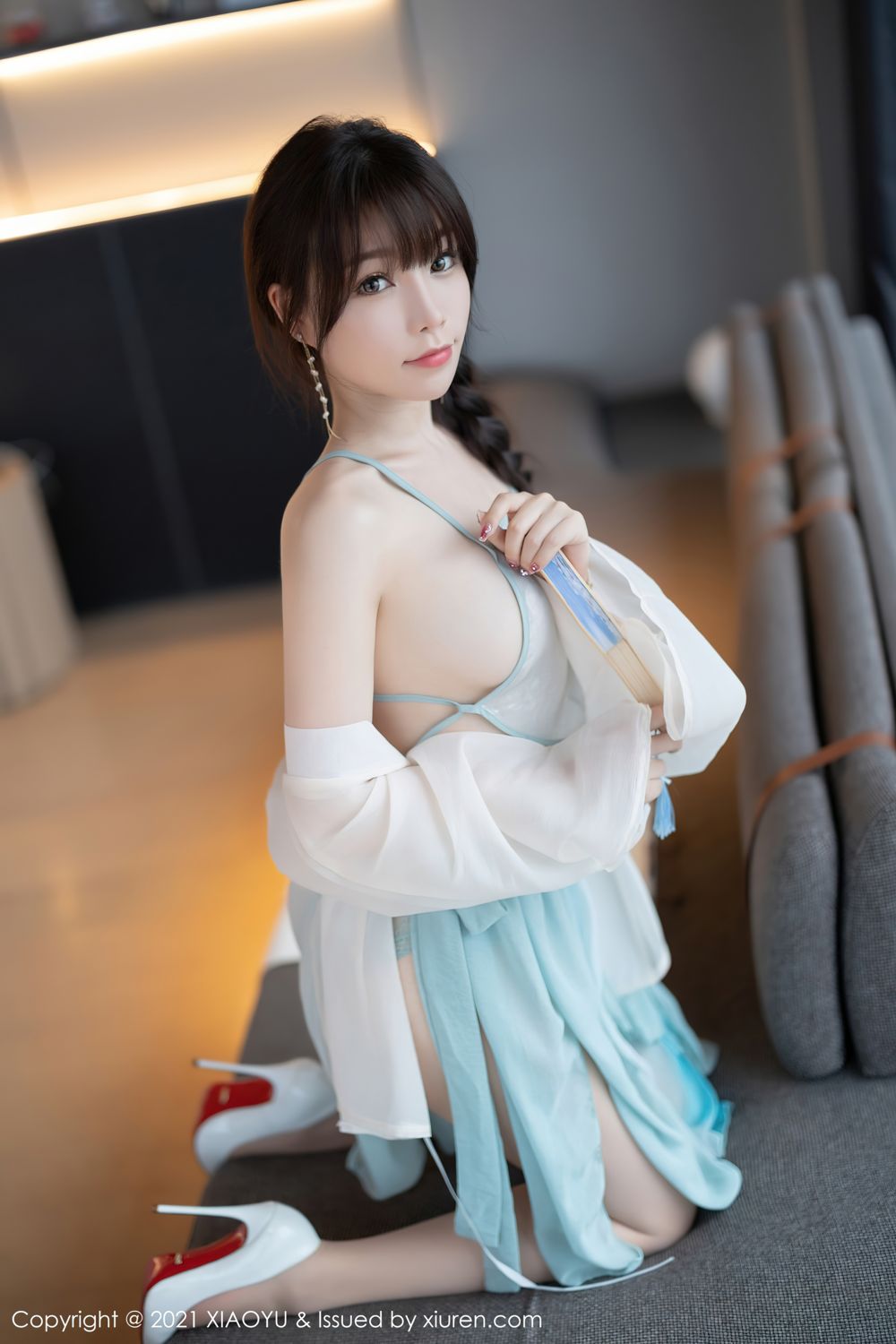 《语画界 熊佳 制服写真 VOL.679》第40张,模特熊佳,语画界,制服主题,全套95张